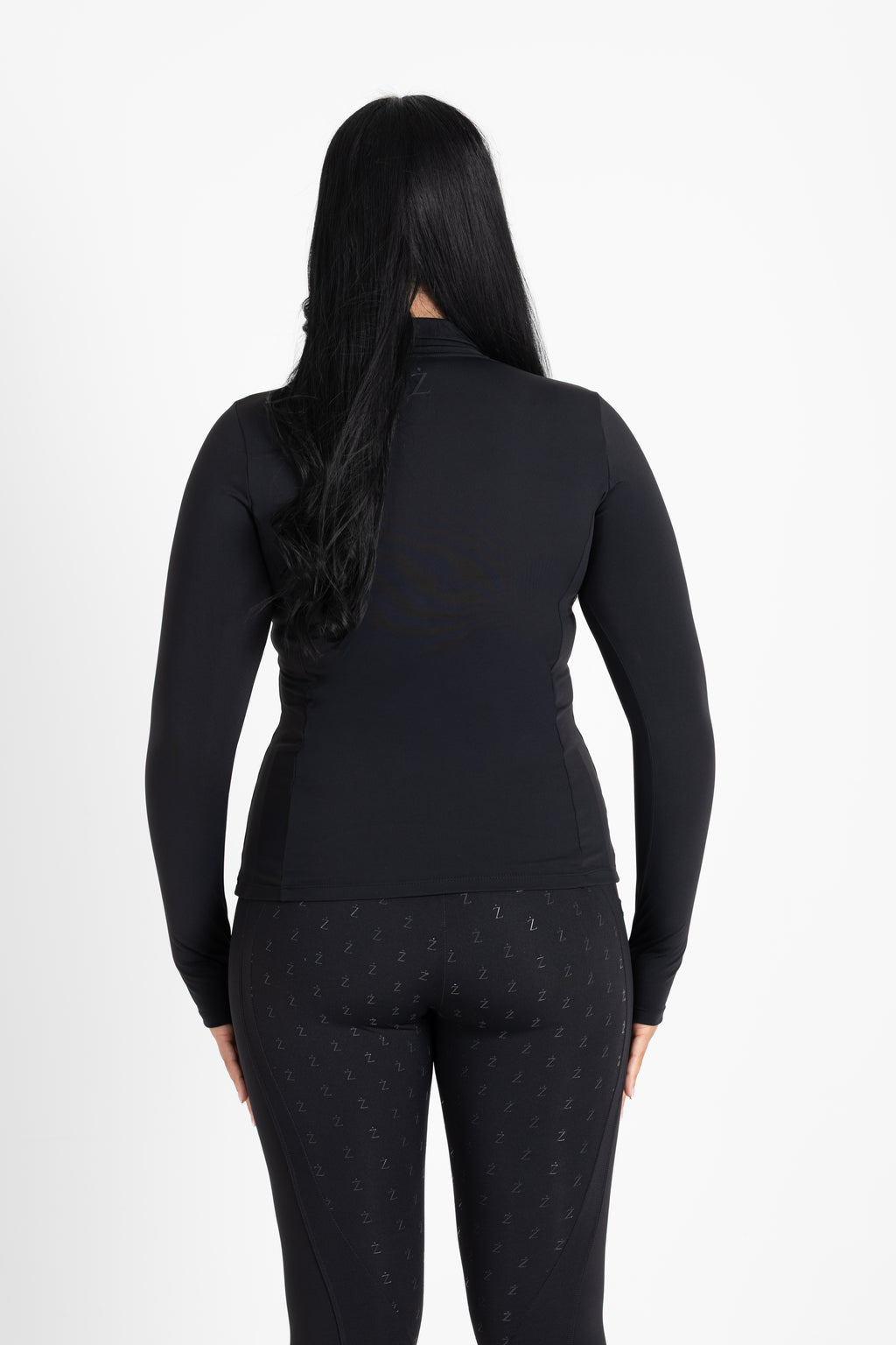 The Signature Quarter-Zip in Black