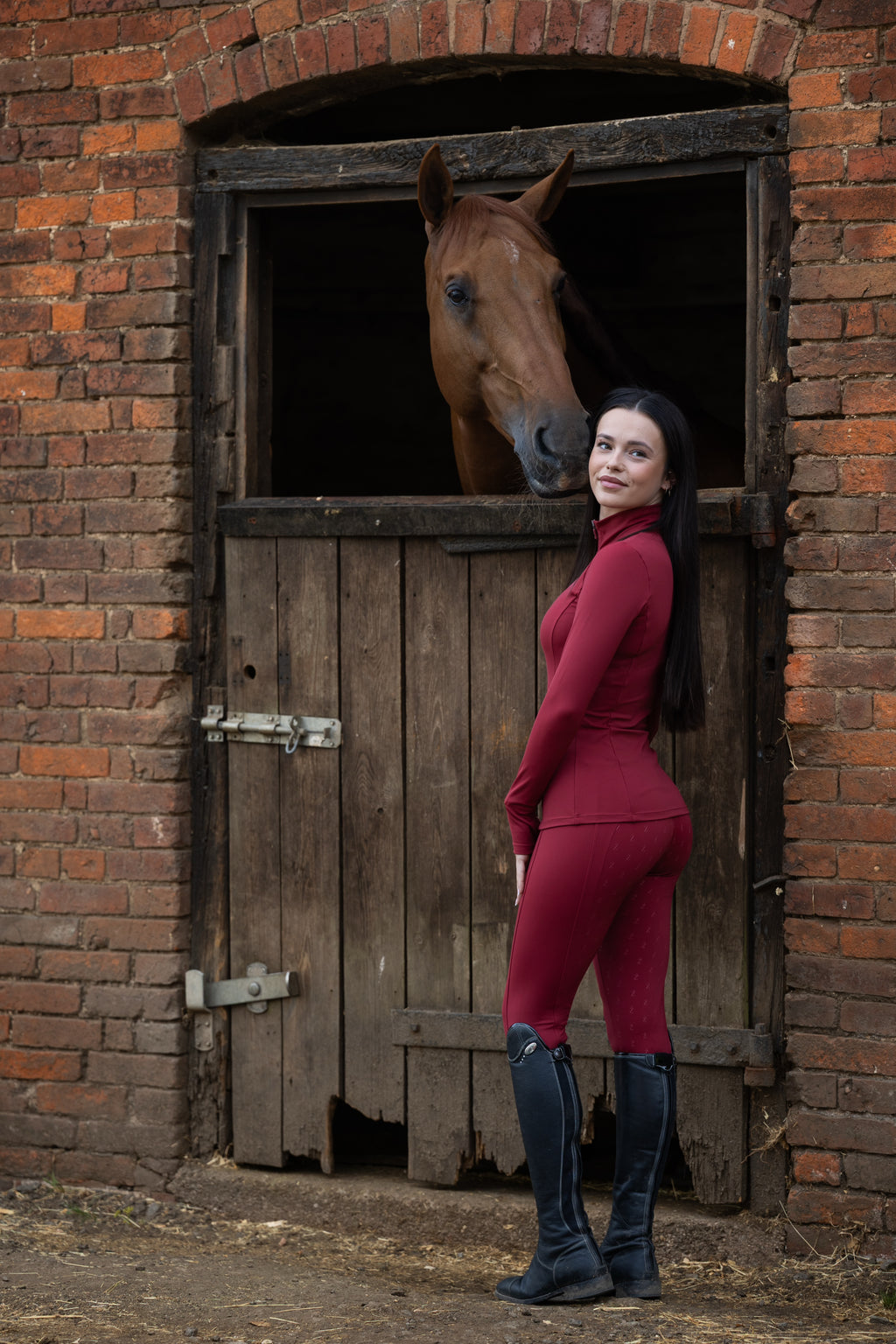 The Signature Full-Seat Breeches in Merlot