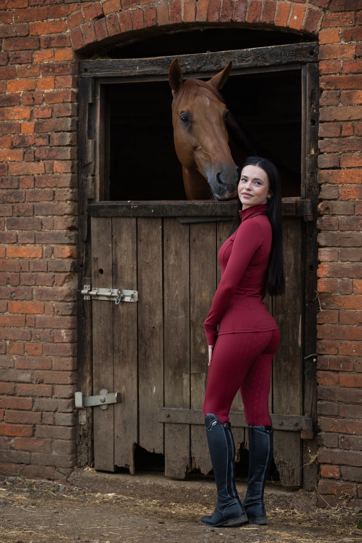The Signature Full-Seat Breeches in Merlot