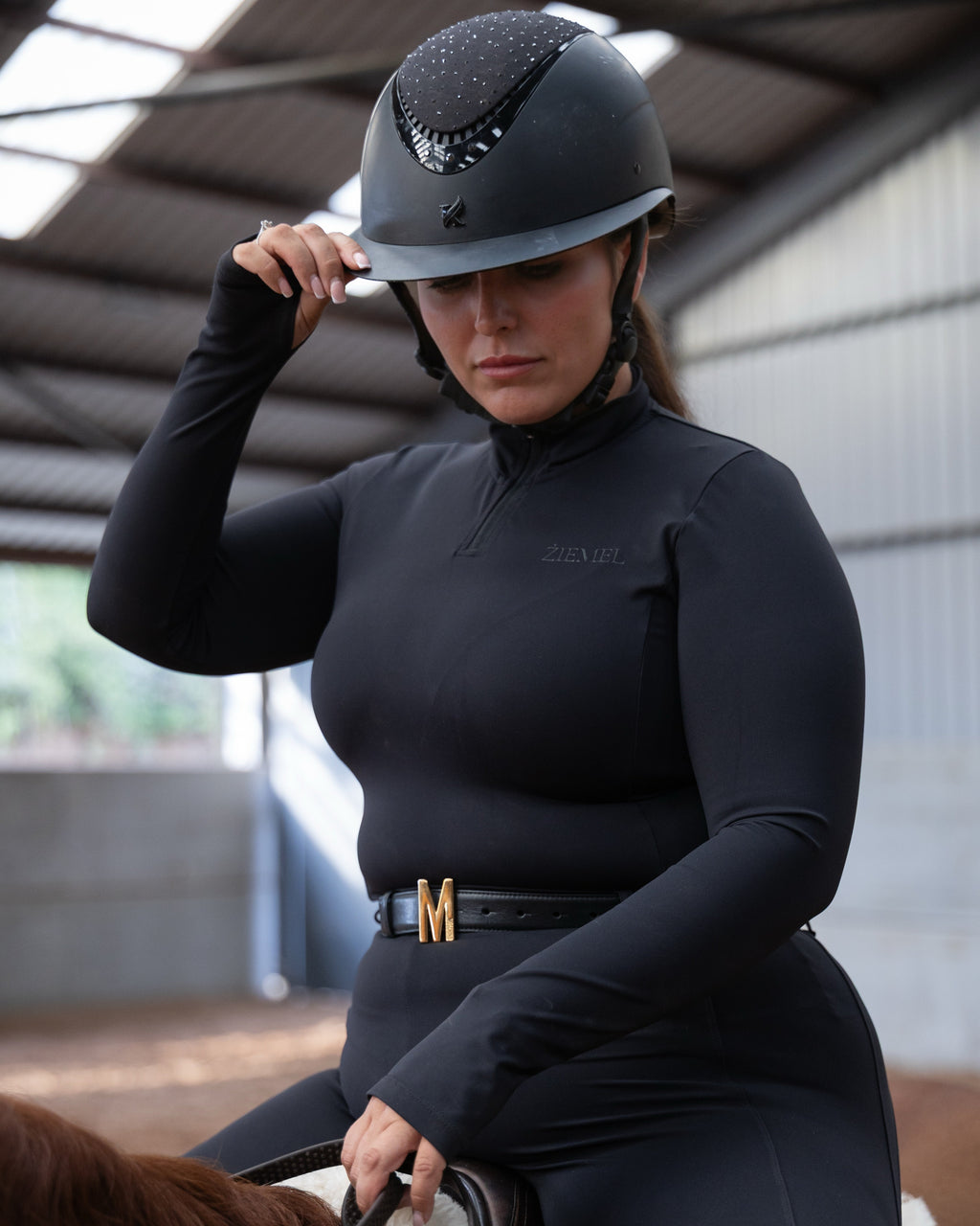 The Signature Quarter-Zip in Black